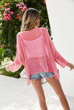 Solid Color Hollow Out Sweater Unishe Wholesale 