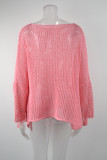 Solid Color Hollow Out Sweater Unishe Wholesale 