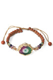 Crystals and Stones Knit Bracelet Unishe Wholesale MOQ 3pcs