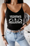 Yeehaws & Hellnaws Printed Slip Tank Top Unishe Wholesale