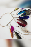 Bohemian Colorful Feather Hair Clips MOQ 5pcs