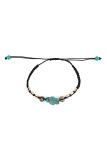 Turquoise Turtle & Beads Couple Bracelet MOQ 5pcs