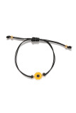 Sun Flower Braided Bracelets MOQ 5PCS