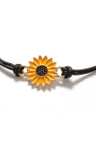 Sun Flower Braided Bracelets MOQ 5PCS