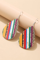  Rainbow Striped Eardrop Earrings Unishe Wholesale MOQ 5pcs