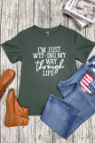 WTFing My Way Through Life Graphic T-Shirt Unishe Wholesale