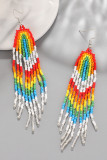Colorful Tassle Earrings MOQ 5PCS