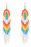 Colorful Tassle Earrings MOQ 5PCS