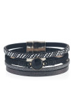 Multilayer Crystal Knit Bracelet MOQ 5pcs