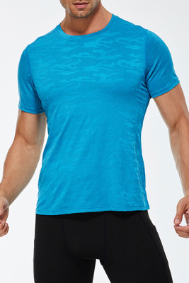 Loose Men's Quick Dry Gym Short Sleeve Top