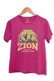 Zion National Park Graphic T-Shirt Unishe Wholesale