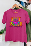 Salt Water Heals Everything Graphic T-Shirt Unishe Wholesale