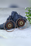 Vintage Wood Beads Tassels Earring Sets MOQ 5pcs