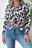 White Leopard Button Down Shirts Unishe Wholesale