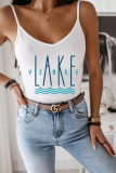 Lake Vibes,Better at the lake Printed Slip Tank Top Unishe Wholesale