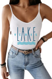 Lake Vibes,Better at the lake Printed Slip Tank Top Unishe Wholesale