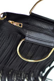 Metal Ring Tassel Handbag MOQ 3pcs