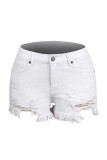 Distressed Ripped Denim Shorts with Pockets Unishe Wholesale