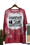 Camping Is My Happy Place Long Sleeves Top Women Unishe Wholesale