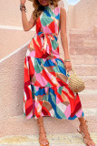 Colorful Sleeveless Long Maxi Dress Unishe Wholesale 