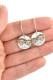 Vintage Round Flower Earrings MOQ 5PCs