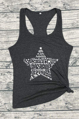 4th Of July Star Graphic Tank Unishe Wholesale