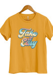 Take It Easy Graphic T-Shirt Unishe Wholesale