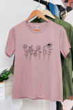 Wildflowers Graphic T-Shirt Unishe Wholesale