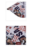 US Flag Print Baseball Hat MOQ 3pcs