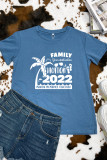 Family Vacation 2022 Graphic Tee Unishe Wholesale