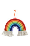 Woven Cloud Rainbow Bed Room Decoration MOQ 3PCS