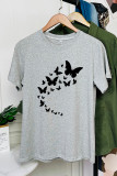 Flying Butterflies Graphic T-Shirt Unishe Wholesale