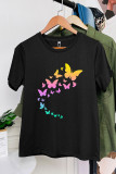 Flying Butterflies Graphic T-Shirt Unishe Wholesale