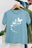 Flying Butterflies Graphic T-Shirt Unishe Wholesale