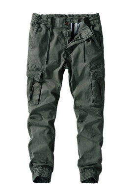 Elastic Waist Drawstring Pocket Men's Pants Unishe Wholesale