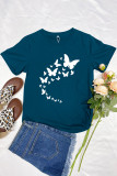 Flying Butterflies Graphic T-Shirt Unishe Wholesale
