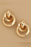 Matte Metal Earrings MOQ 5PCs