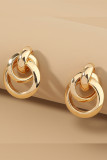 Matte Metal Earrings MOQ 5PCs