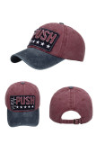 PUSH Embroidery Patchwork Baseball Hat MOQ 3pcs