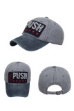 PUSH Embroidery Patchwork Baseball Hat MOQ 3pcs