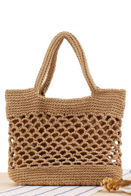 Straw Crochet Tote Bag MOQ 3PCs