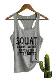 Squat Because Nobody Raps About Little Butts  Muscle Tank Unishe Wholesale