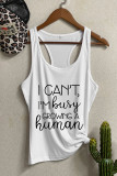 I Can't Busy Growing A Human Shirt | Funny Pregnancy,  Cute Maternity Sleeveless Tank Top Unishe Wholesale
