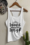 Tanned And Tipsy Sleeveless Tank Top Unishe Wholesale