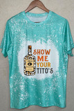 Show me your Tito's, Leopard Graphic Tee Unishe Wholesale