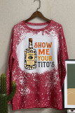 Show me your Tito's, Leopard Long Sleeves Top Unishe Wholesale