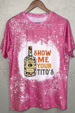 Show me your Tito's, Leopard Graphic Tee Unishe Wholesale