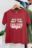 Talk To Me Goose Graphic Tee Short Sleeves Unishe Wholesale
