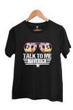 Talk To Me Goose Graphic Tee Short Sleeves Unishe Wholesale