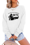 In a World Full of Karens Be A Beth，Beth Dutton，Yellowstone Pullover Longsleeve Sweatshirt Unishe Wholesale